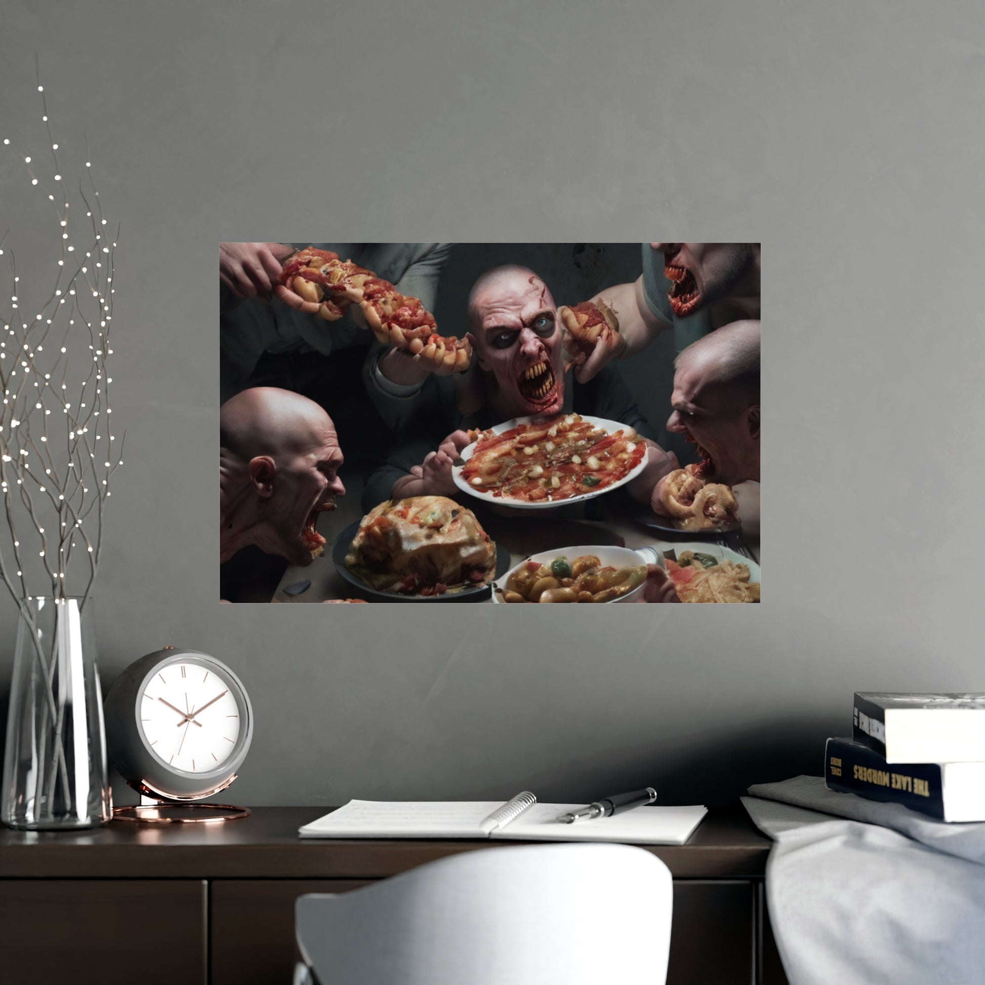 Dramatic Foodie Matte Poster, Kitchen Art, Unique Decor, Surreal Photography, Dining Room Wall Art, Gift for Food Lovers