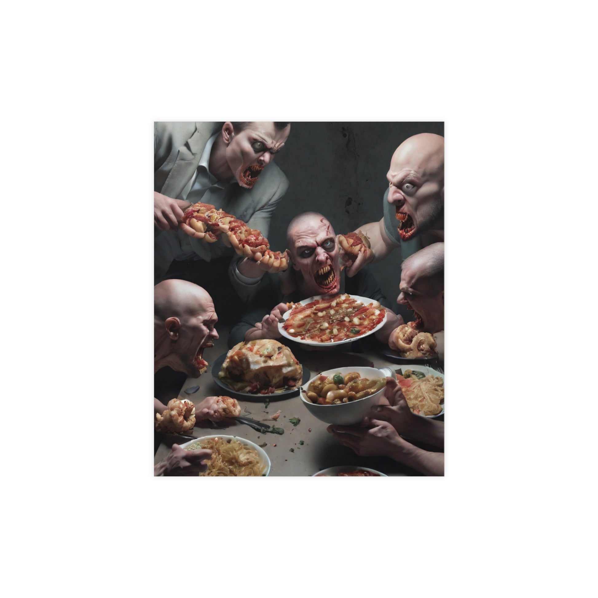 Dramatic Foodie Matte Poster, Kitchen Art, Unique Decor, Surreal Photography, Dining Room Wall Art, Gift for Food Lovers
