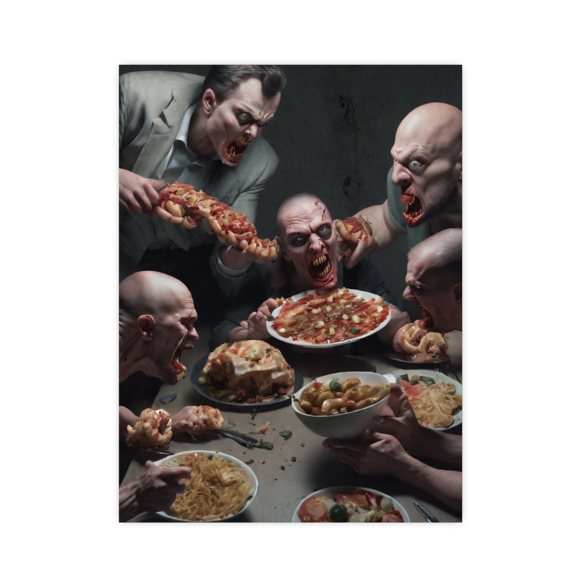 Dramatic Foodie Matte Poster, Kitchen Art, Unique Decor, Surreal Photography, Dining Room Wall Art, Gift for Food Lovers