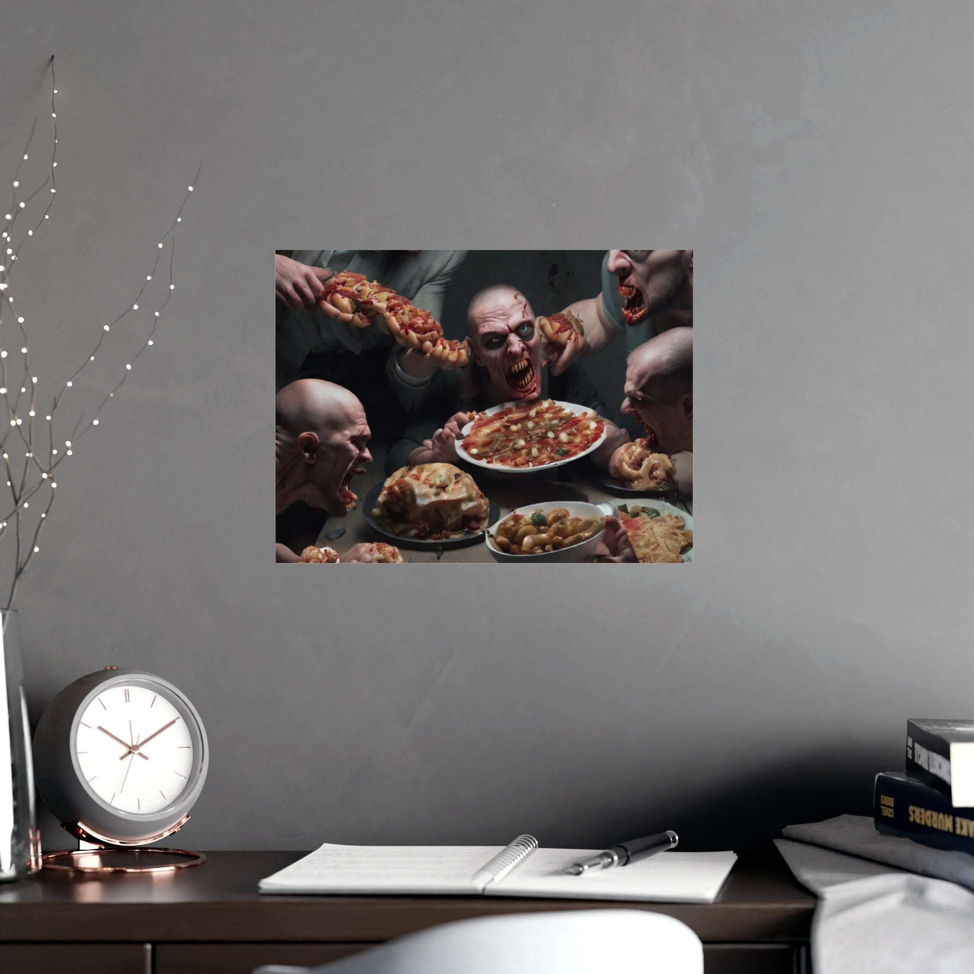 Dramatic Foodie Matte Poster, Kitchen Art, Unique Decor, Surreal Photography, Dining Room Wall Art, Gift for Food Lovers
