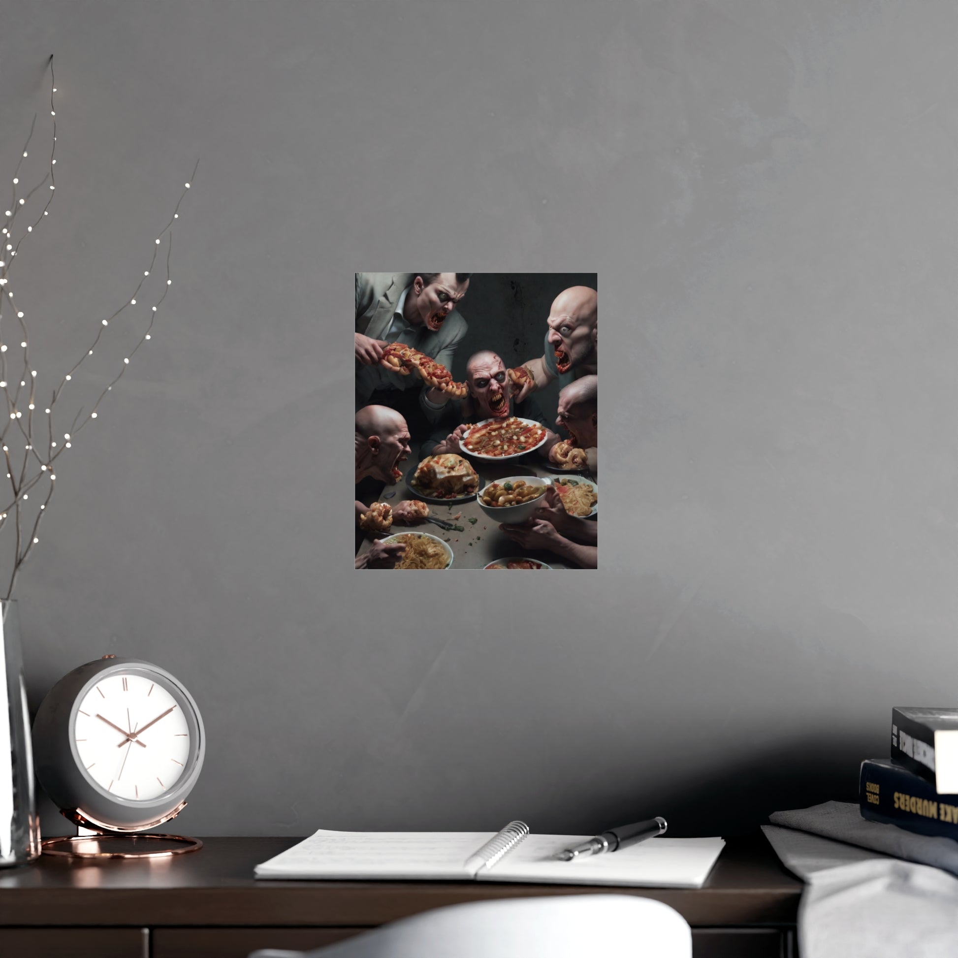 Dramatic Foodie Matte Poster, Kitchen Art, Unique Decor, Surreal Photography, Dining Room Wall Art, Gift for Food Lovers