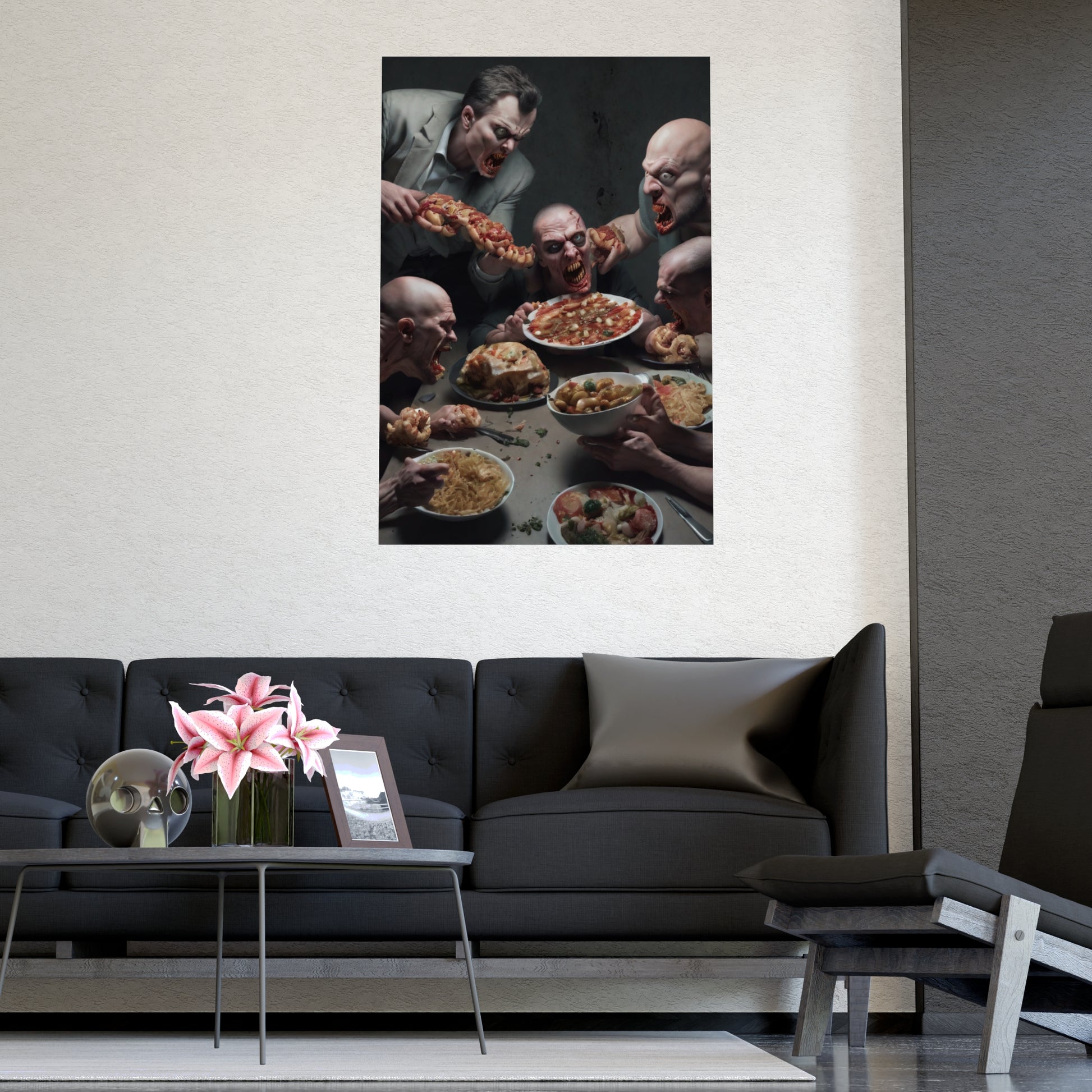 Dramatic Foodie Matte Poster, Kitchen Art, Unique Decor, Surreal Photography, Dining Room Wall Art, Gift for Food Lovers