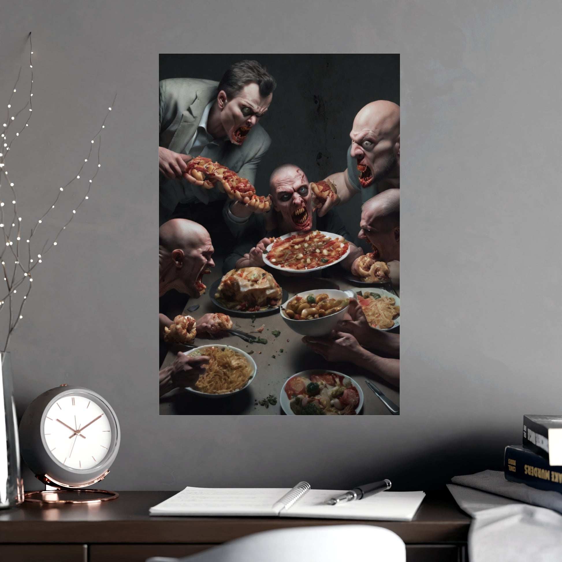 Dramatic Foodie Matte Poster, Kitchen Art, Unique Decor, Surreal Photography, Dining Room Wall Art, Gift for Food Lovers
