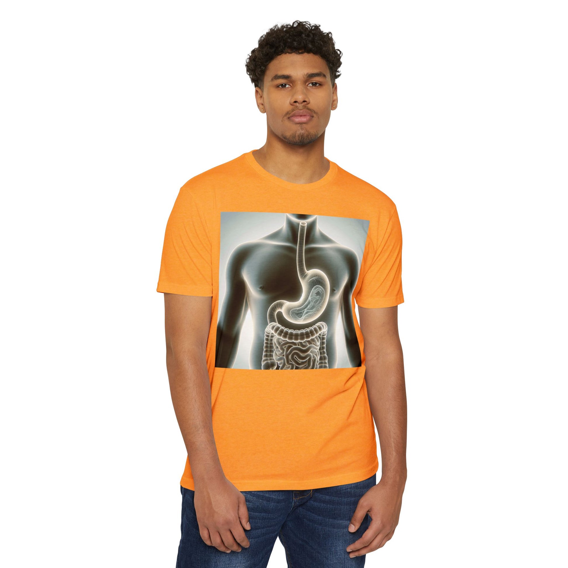 Anatomy Graphic T-Shirt, Unisex Digestive System Tee, Educational Shirt, Science Gift, Biology Lover Apparel, Casual Wear