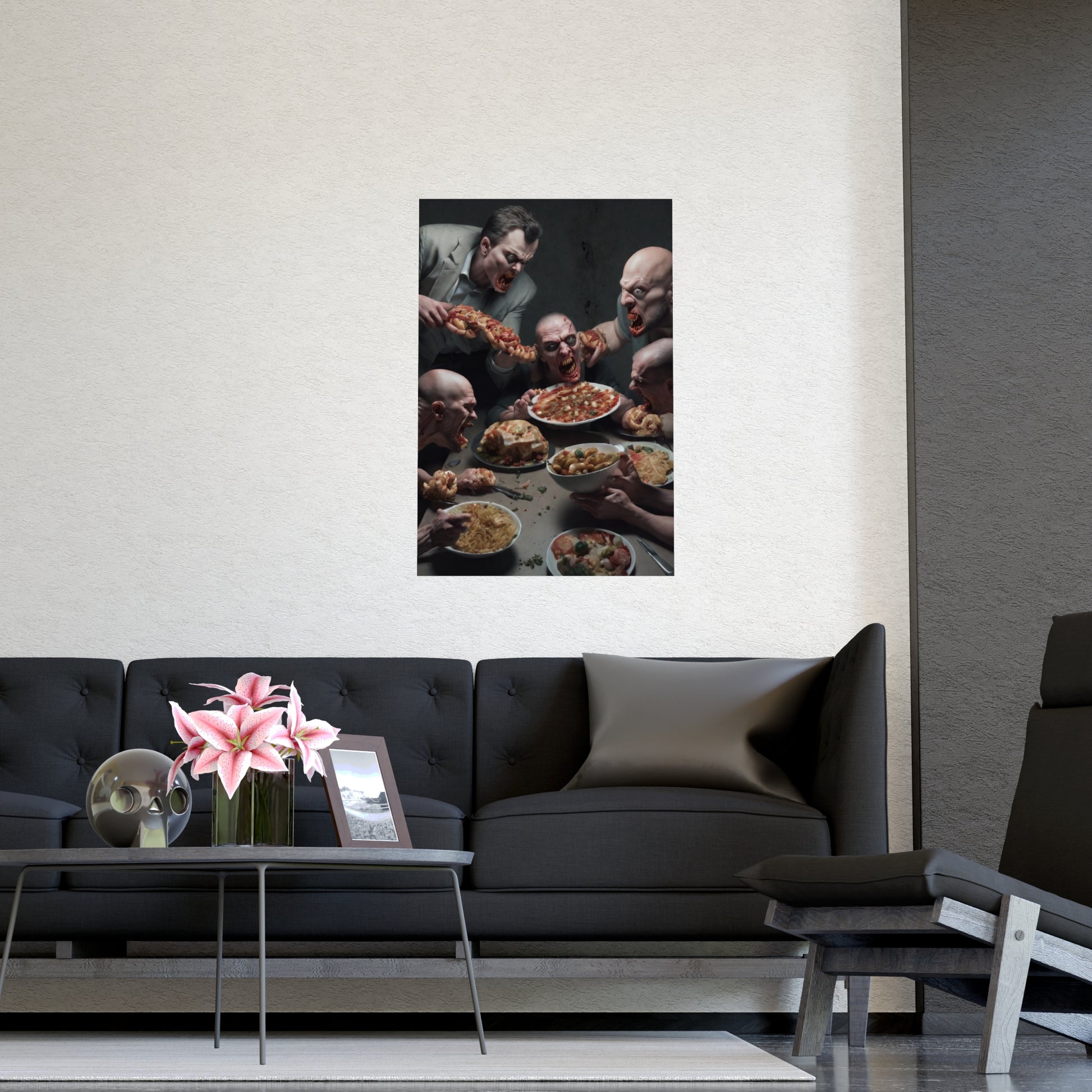 Dramatic Foodie Matte Poster, Kitchen Art, Unique Decor, Surreal Photography, Dining Room Wall Art, Gift for Food Lovers