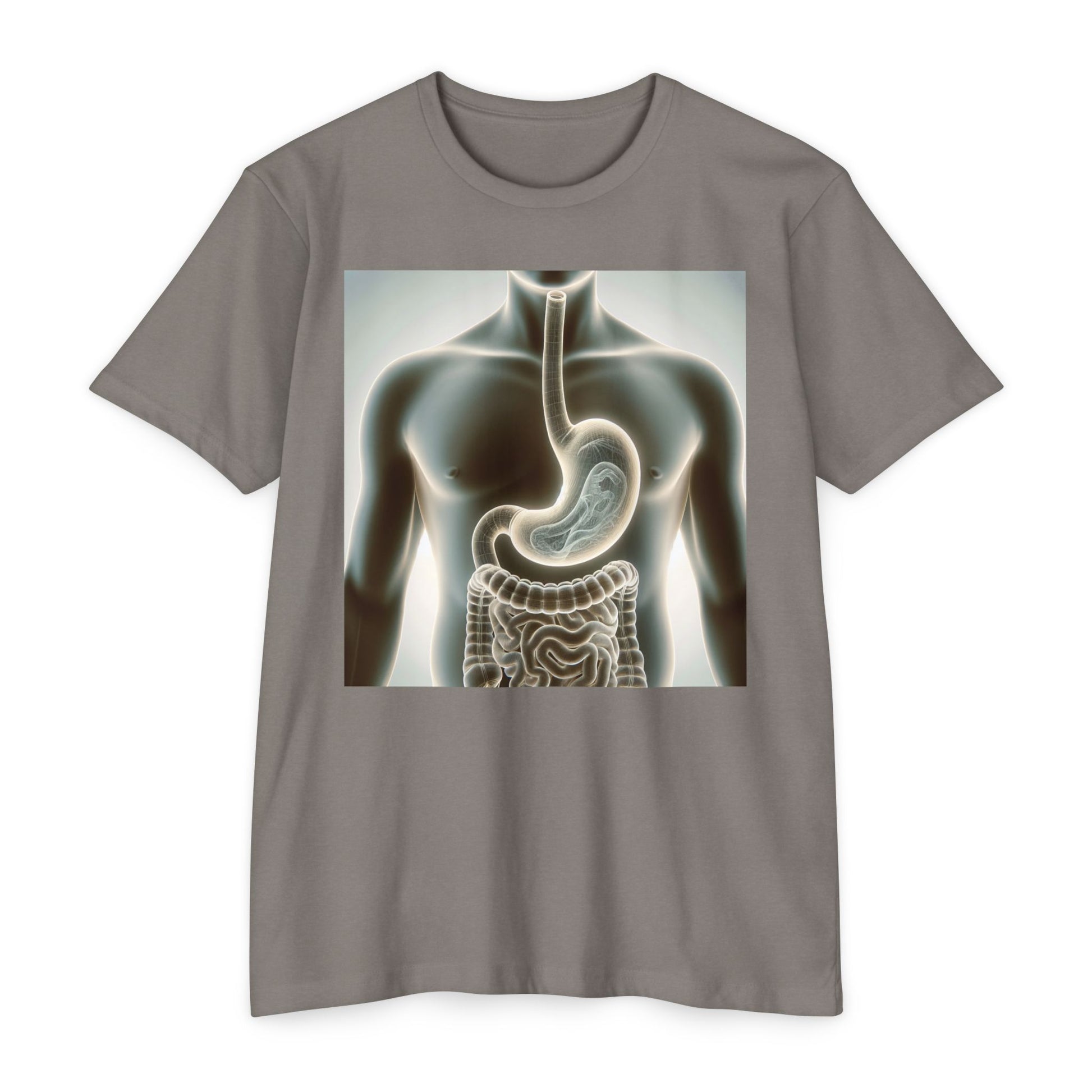 Anatomy Graphic T-Shirt, Unisex Digestive System Tee, Educational Shirt, Science Gift, Biology Lover Apparel, Casual Wear