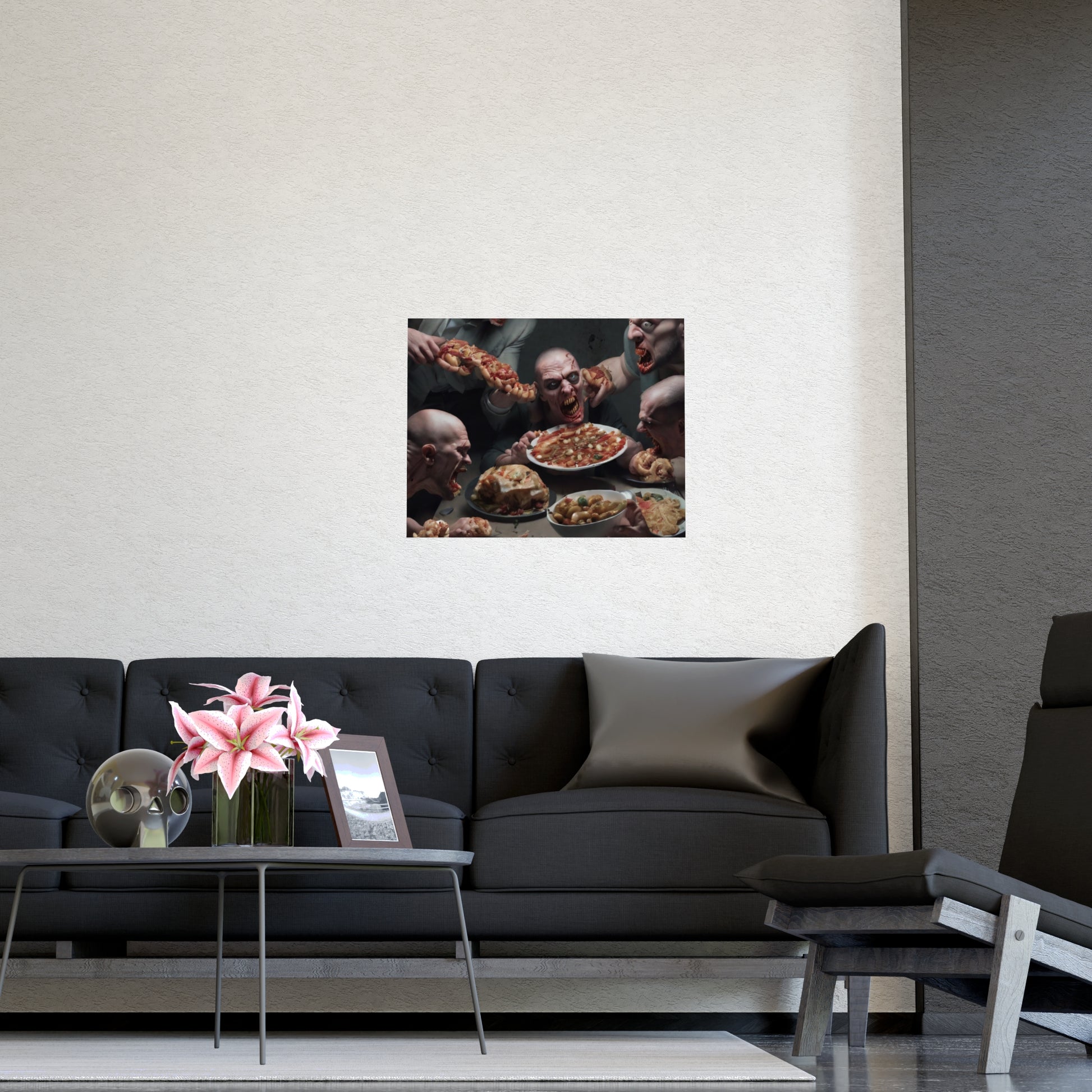 Dramatic Foodie Matte Poster, Kitchen Art, Unique Decor, Surreal Photography, Dining Room Wall Art, Gift for Food Lovers