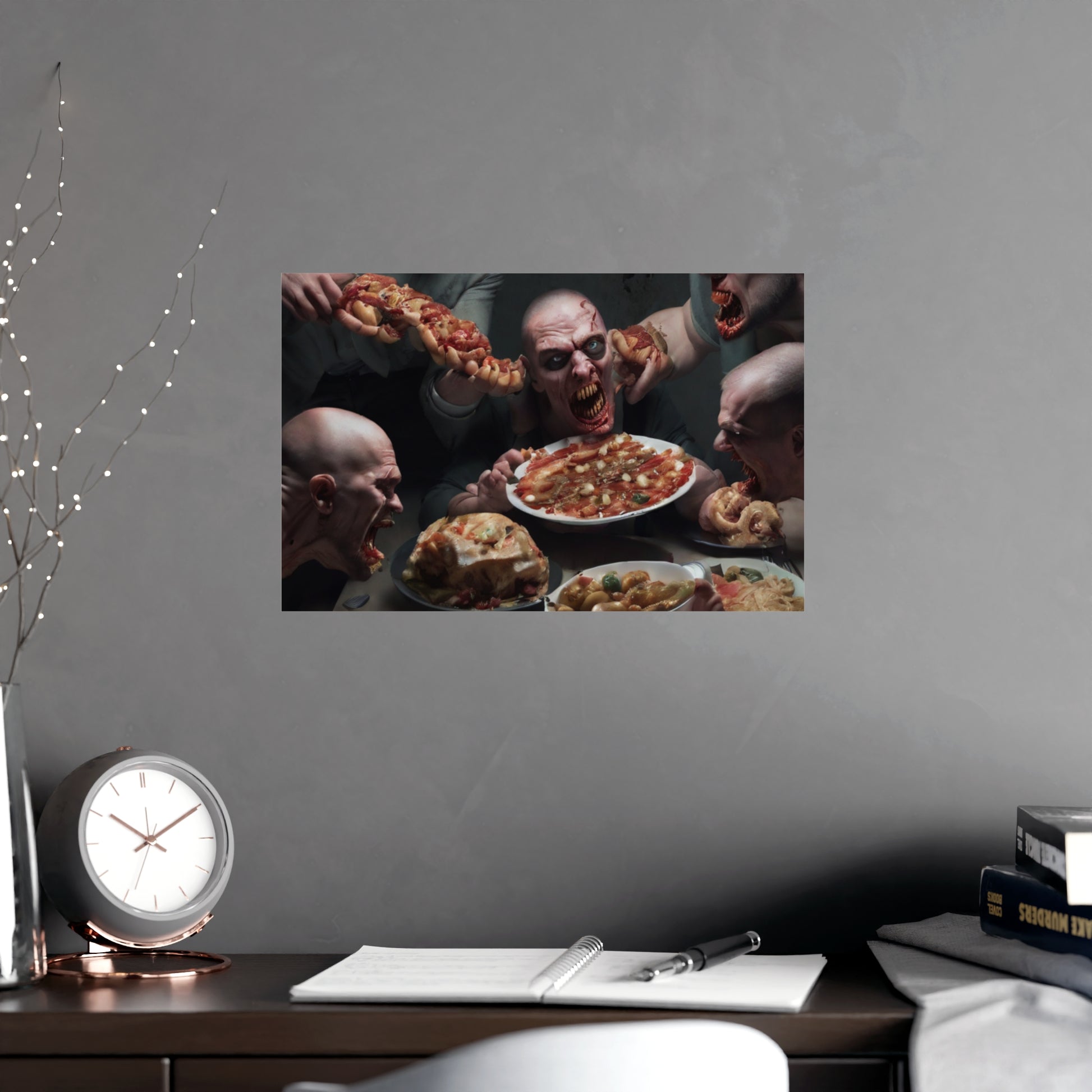 Dramatic Foodie Matte Poster, Kitchen Art, Unique Decor, Surreal Photography, Dining Room Wall Art, Gift for Food Lovers
