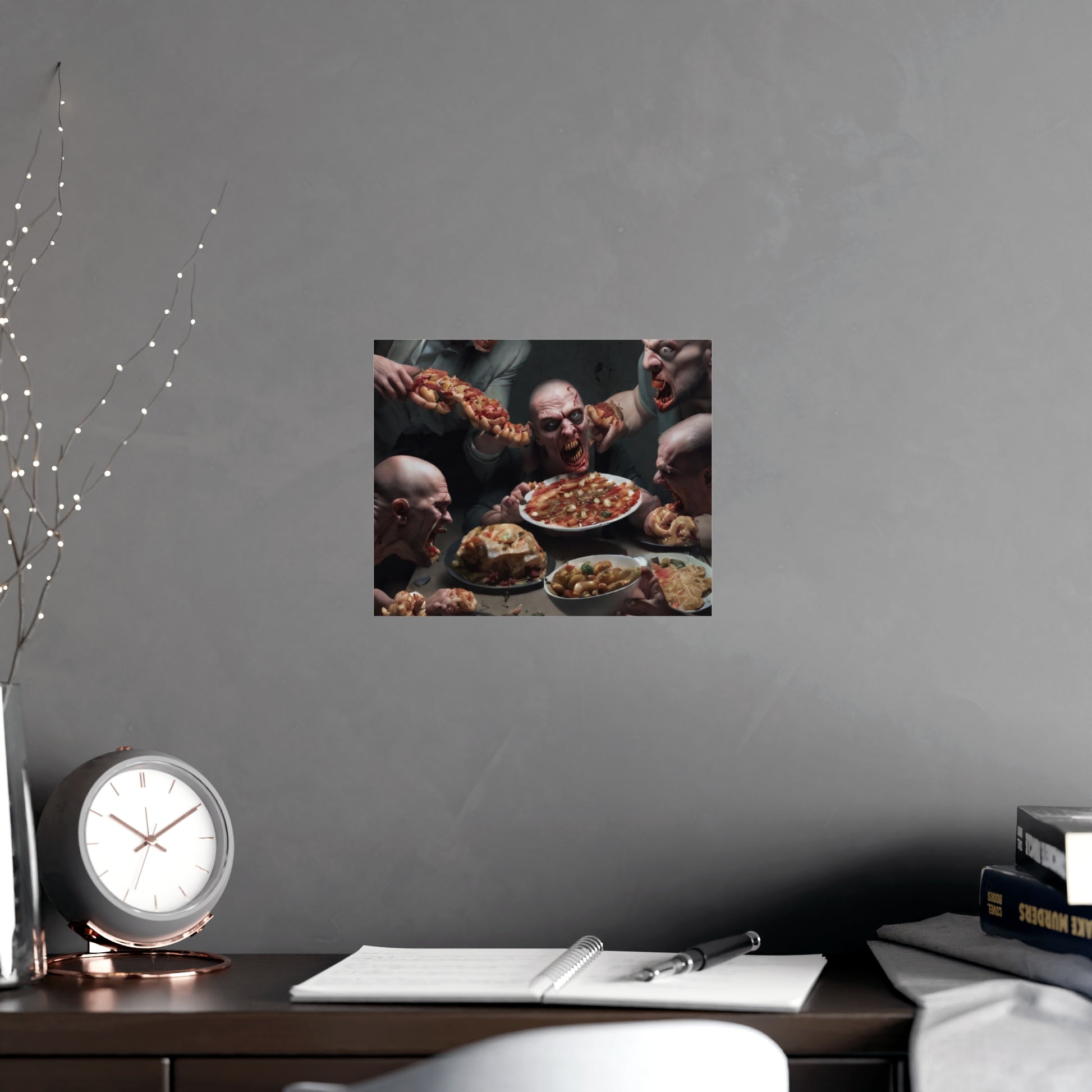 Dramatic Foodie Matte Poster, Kitchen Art, Unique Decor, Surreal Photography, Dining Room Wall Art, Gift for Food Lovers