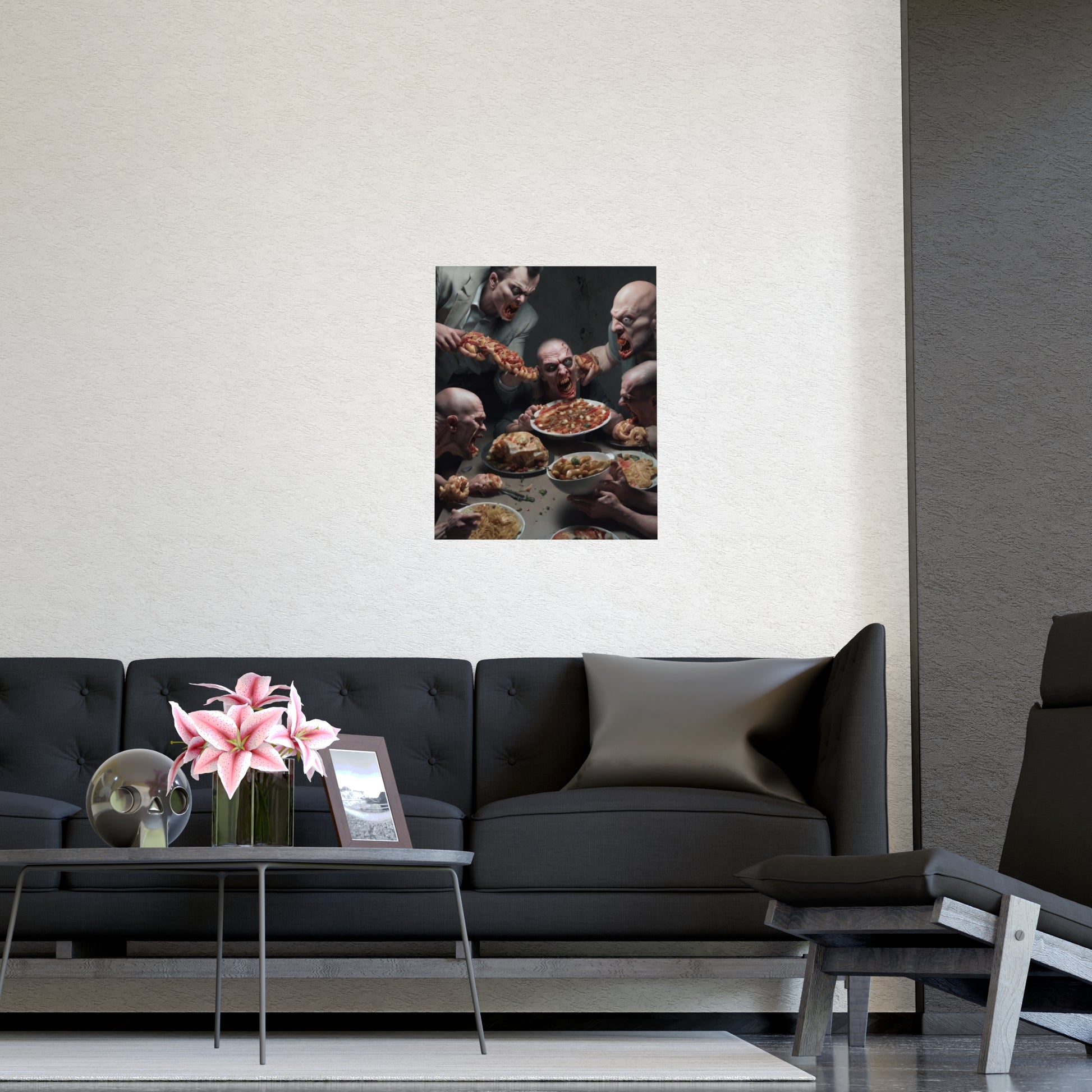 Dramatic Foodie Matte Poster, Kitchen Art, Unique Decor, Surreal Photography, Dining Room Wall Art, Gift for Food Lovers