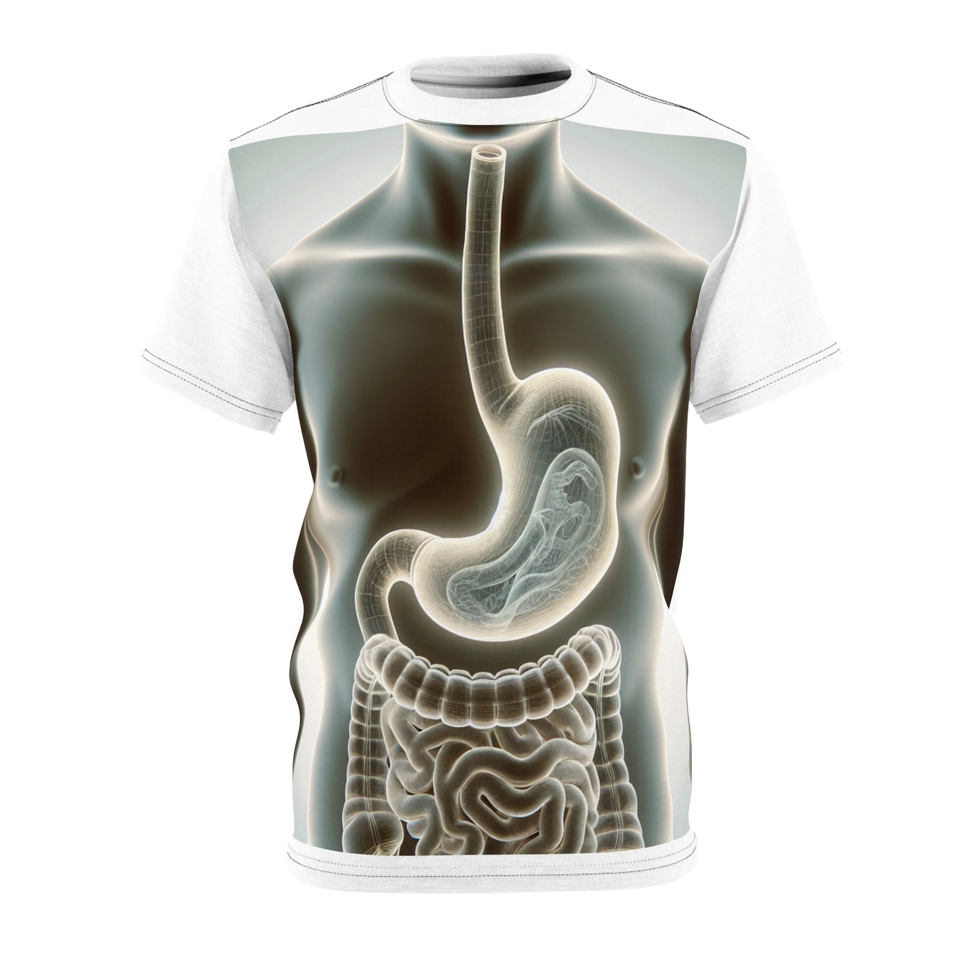 Anatomy Unisex Tee, Digestive System Shirt, Medical Tee, Unique Graphic Tee, Halloween Costume Top, Gifts for Science Lovers