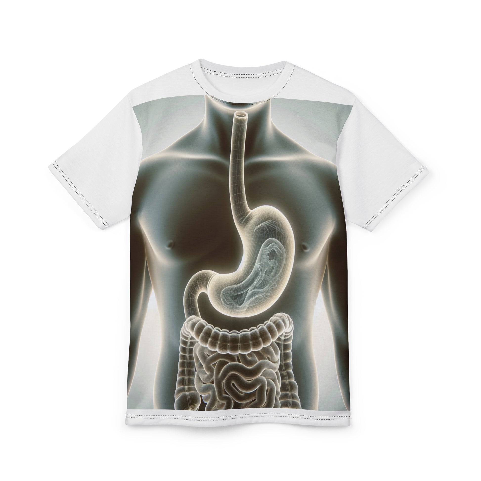 Anatomy Unisex Tee, Digestive System Shirt, Medical Tee, Unique Graphic Tee, Halloween Costume Top, Gifts for Science Lovers