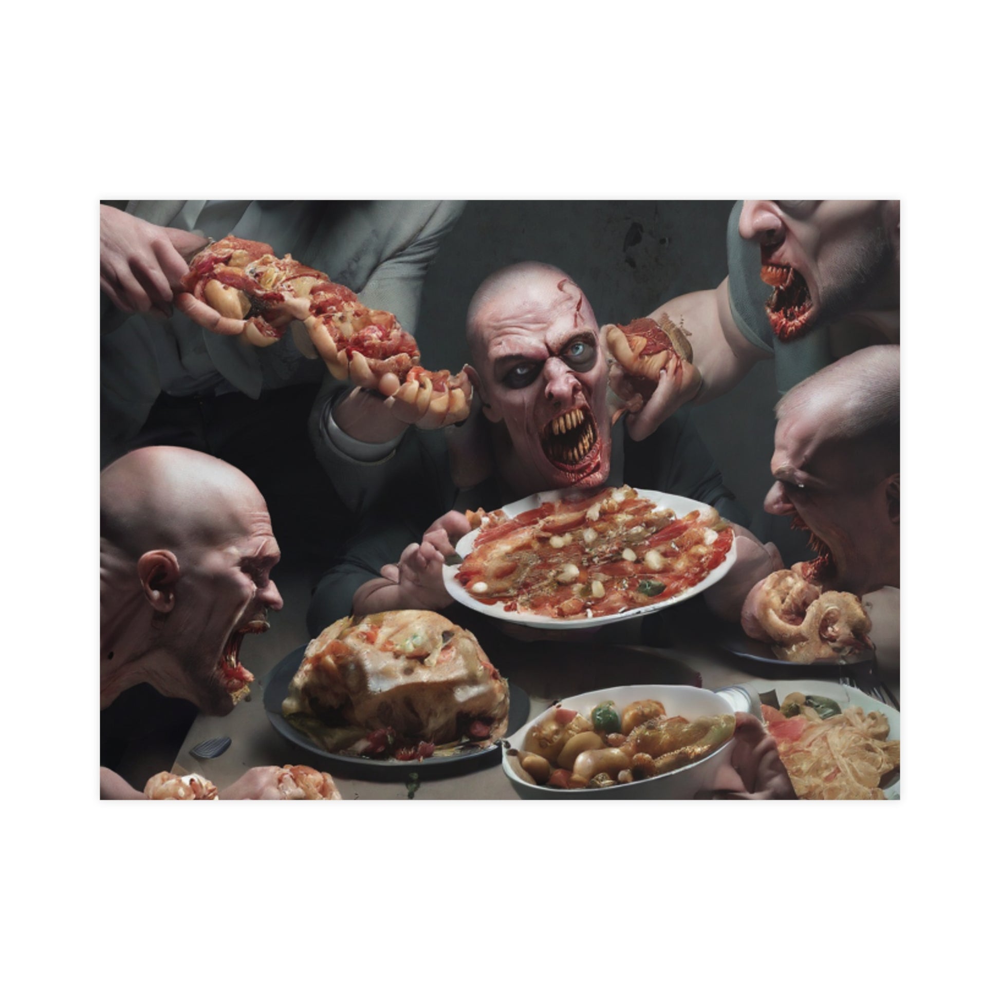 Dramatic Foodie Matte Poster, Kitchen Art, Unique Decor, Surreal Photography, Dining Room Wall Art, Gift for Food Lovers