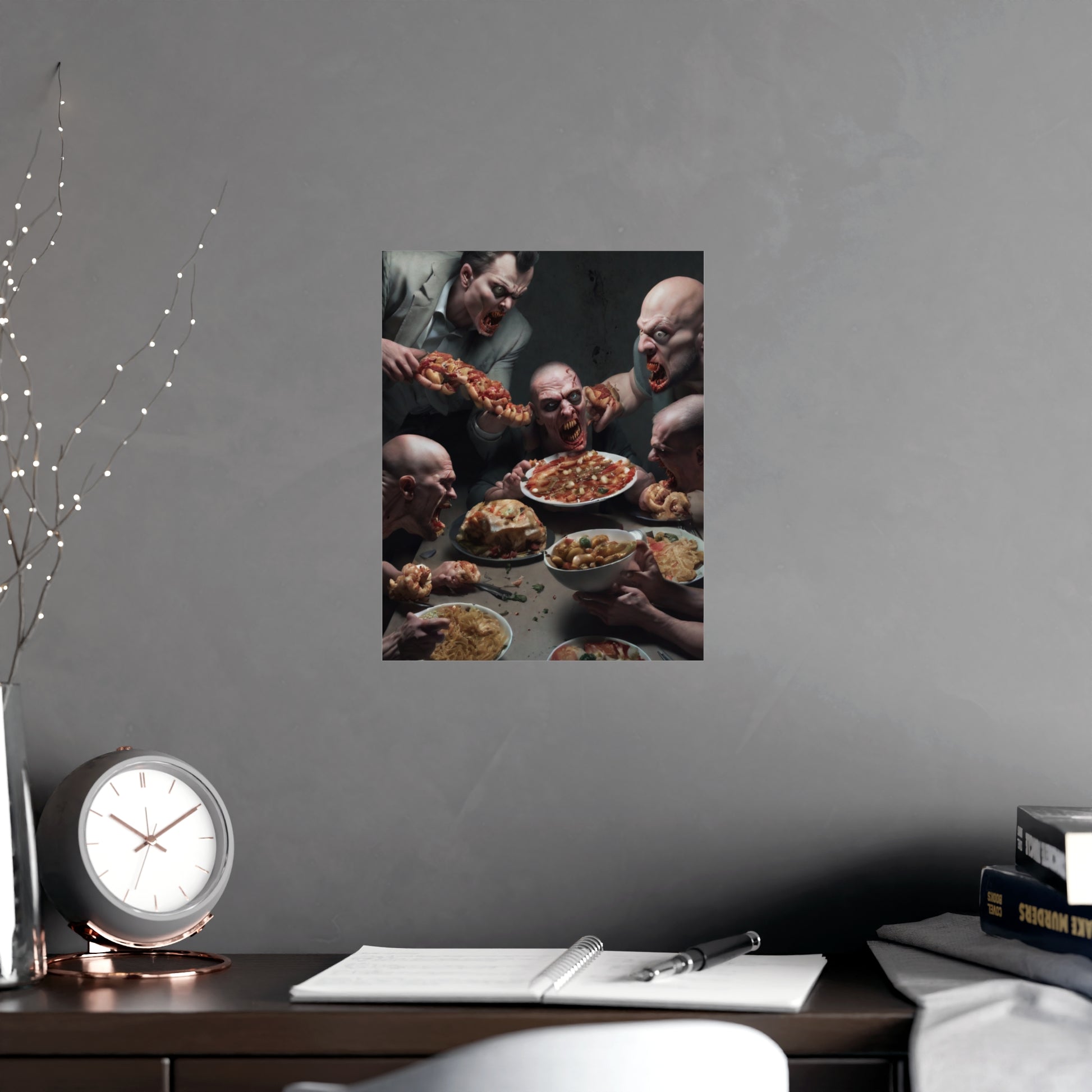 Dramatic Foodie Matte Poster, Kitchen Art, Unique Decor, Surreal Photography, Dining Room Wall Art, Gift for Food Lovers