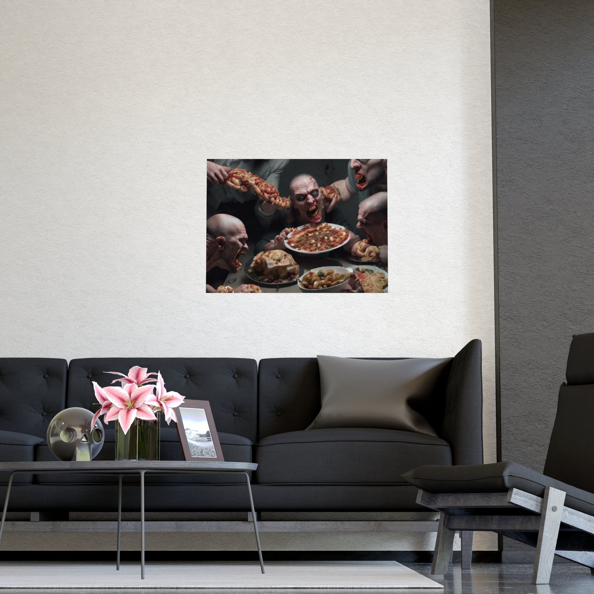 Dramatic Foodie Matte Poster, Kitchen Art, Unique Decor, Surreal Photography, Dining Room Wall Art, Gift for Food Lovers
