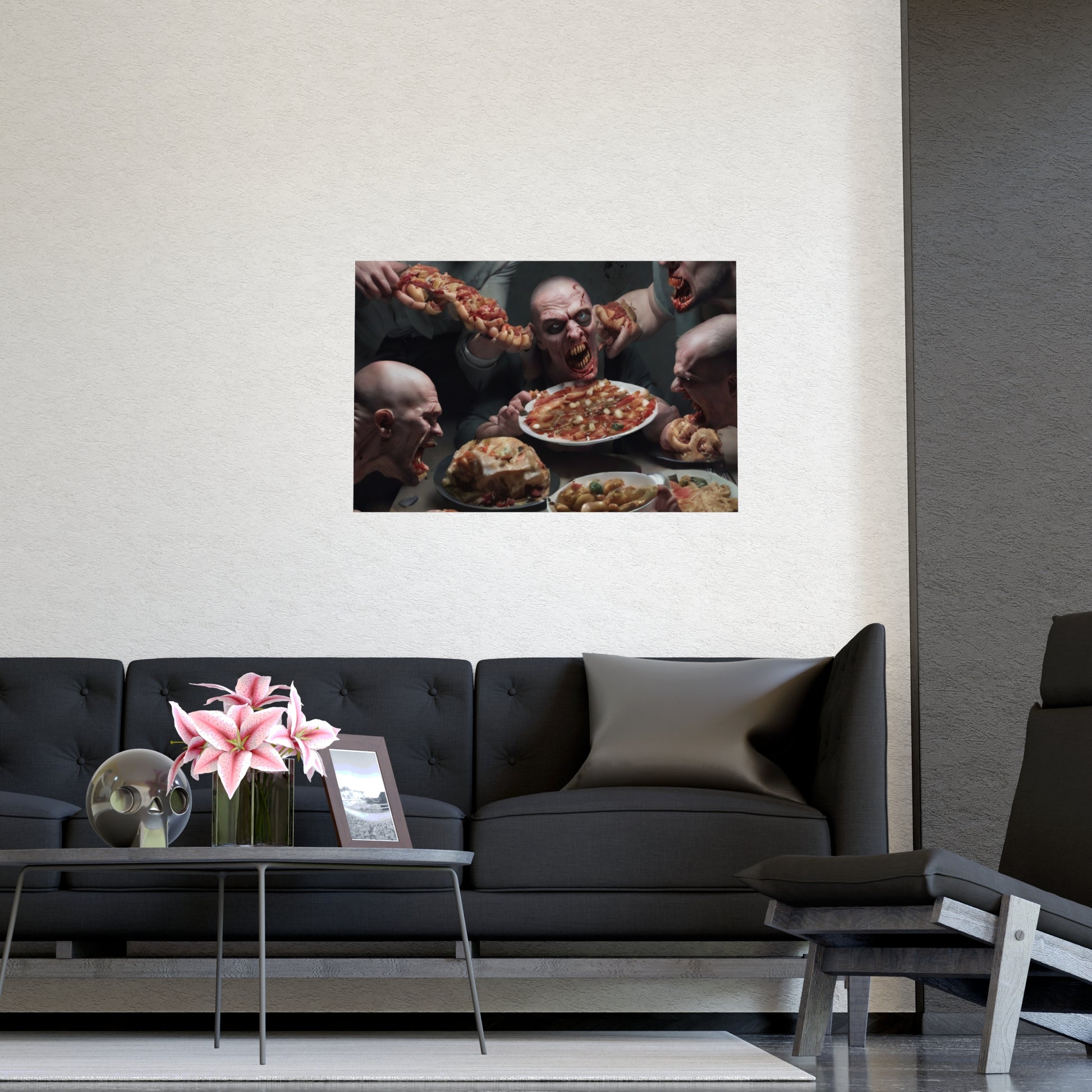 Dramatic Foodie Matte Poster, Kitchen Art, Unique Decor, Surreal Photography, Dining Room Wall Art, Gift for Food Lovers
