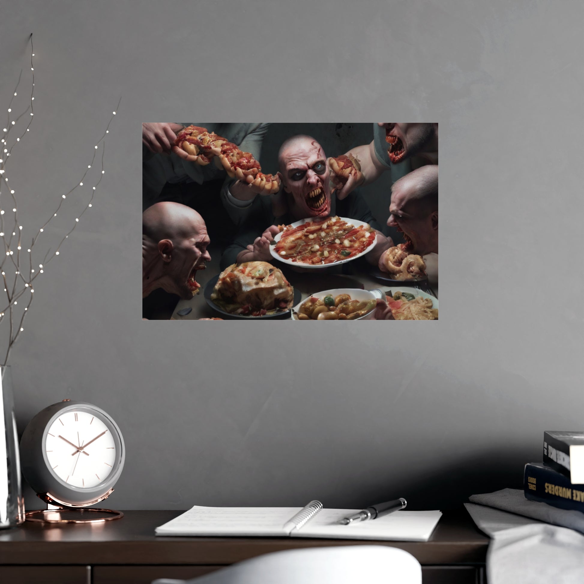 Dramatic Foodie Matte Poster, Kitchen Art, Unique Decor, Surreal Photography, Dining Room Wall Art, Gift for Food Lovers