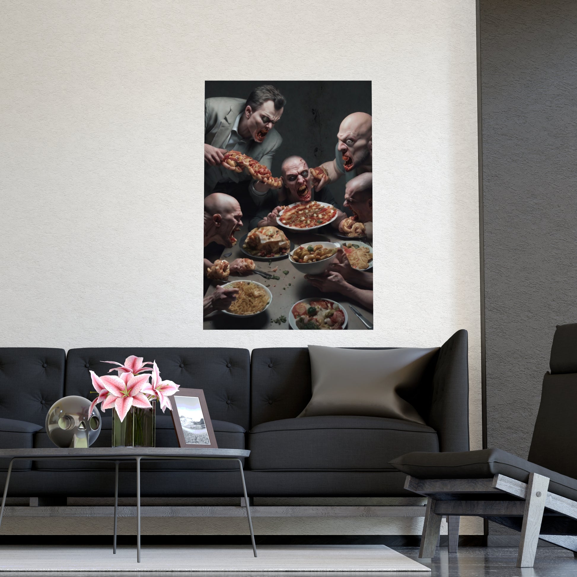 Dramatic Foodie Matte Poster, Kitchen Art, Unique Decor, Surreal Photography, Dining Room Wall Art, Gift for Food Lovers