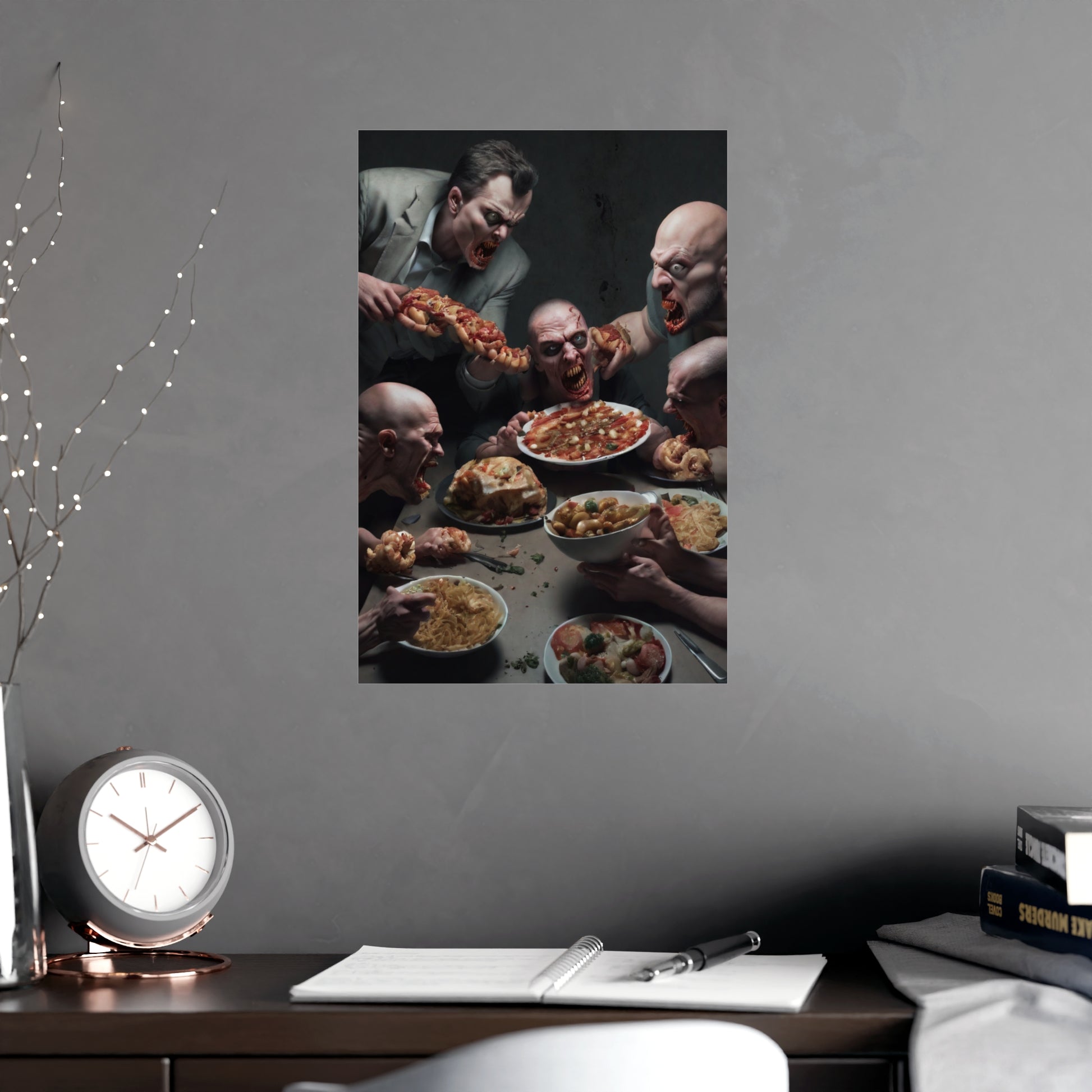 Dramatic Foodie Matte Poster, Kitchen Art, Unique Decor, Surreal Photography, Dining Room Wall Art, Gift for Food Lovers