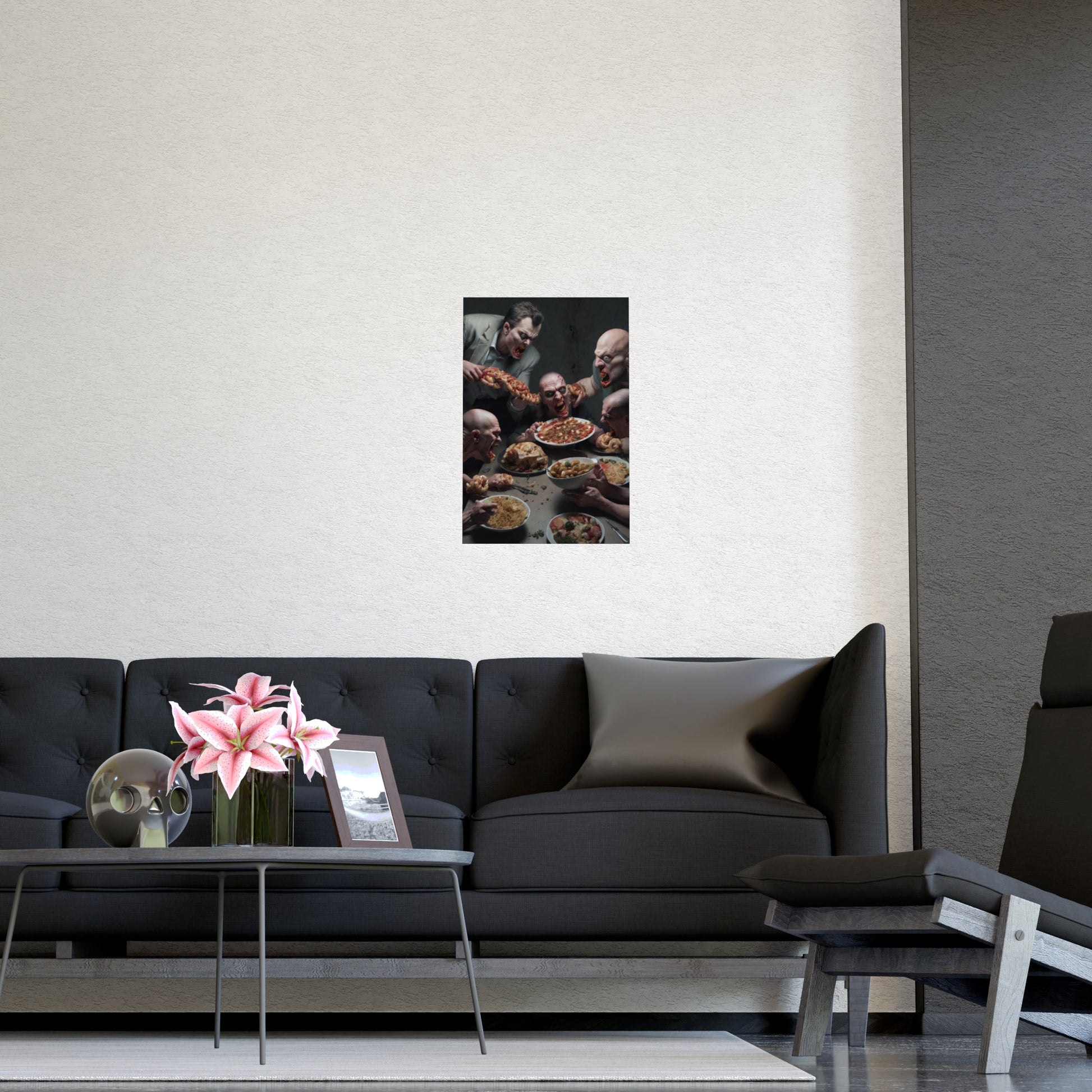 Dramatic Foodie Matte Poster, Kitchen Art, Unique Decor, Surreal Photography, Dining Room Wall Art, Gift for Food Lovers