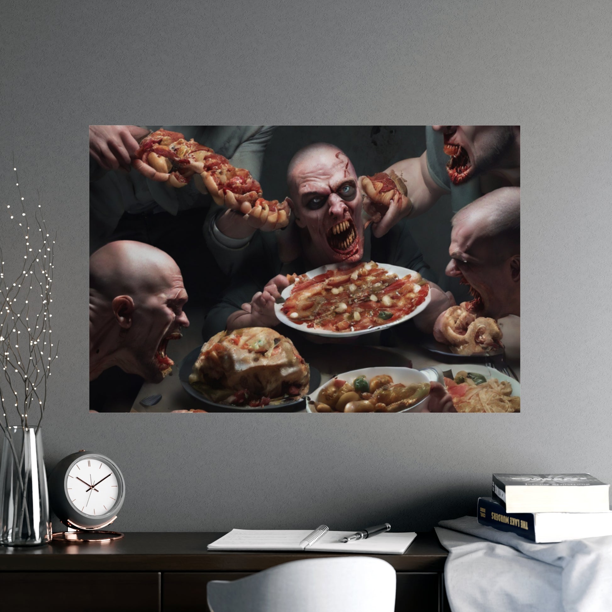 Dramatic Foodie Matte Poster, Kitchen Art, Unique Decor, Surreal Photography, Dining Room Wall Art, Gift for Food Lovers