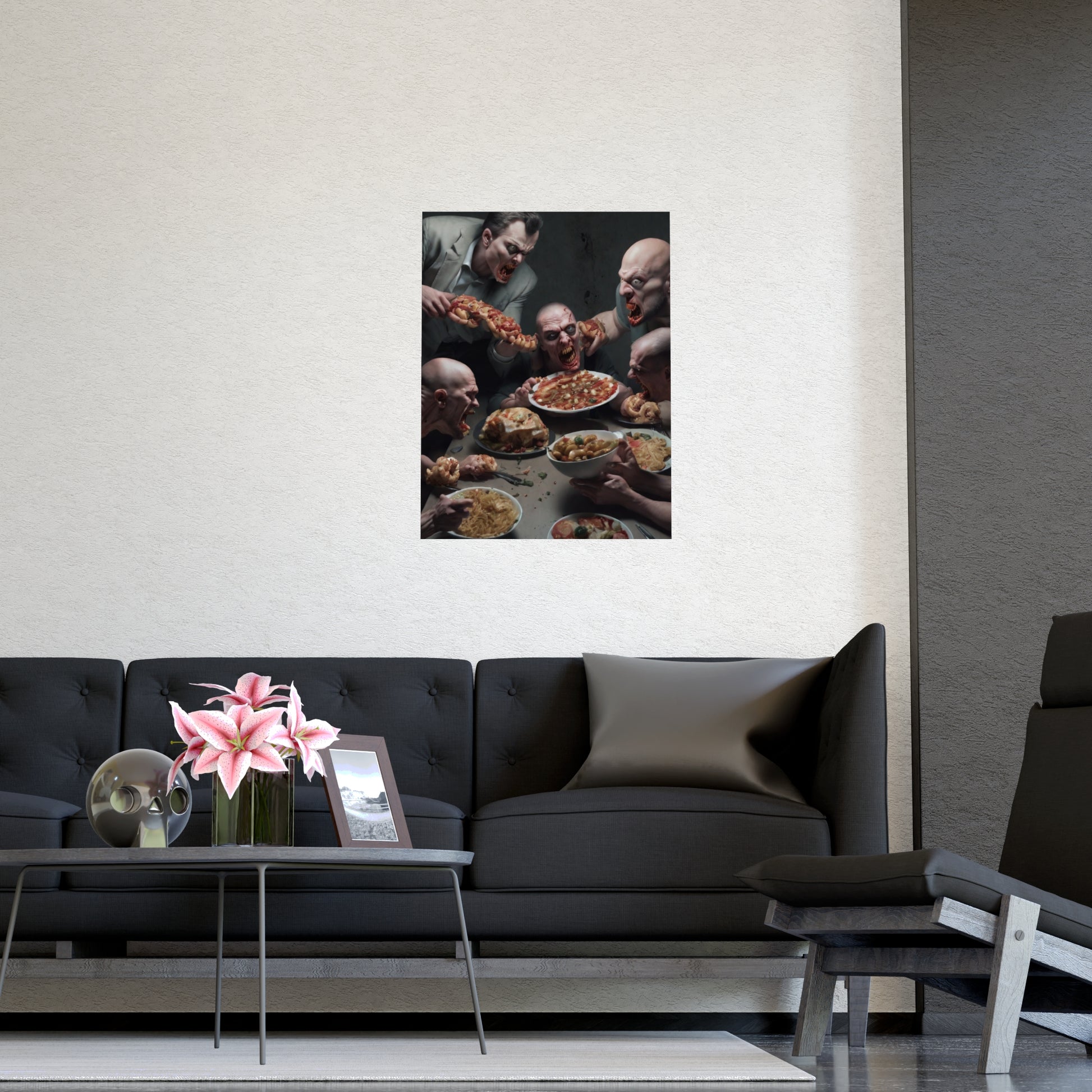 Dramatic Foodie Matte Poster, Kitchen Art, Unique Decor, Surreal Photography, Dining Room Wall Art, Gift for Food Lovers