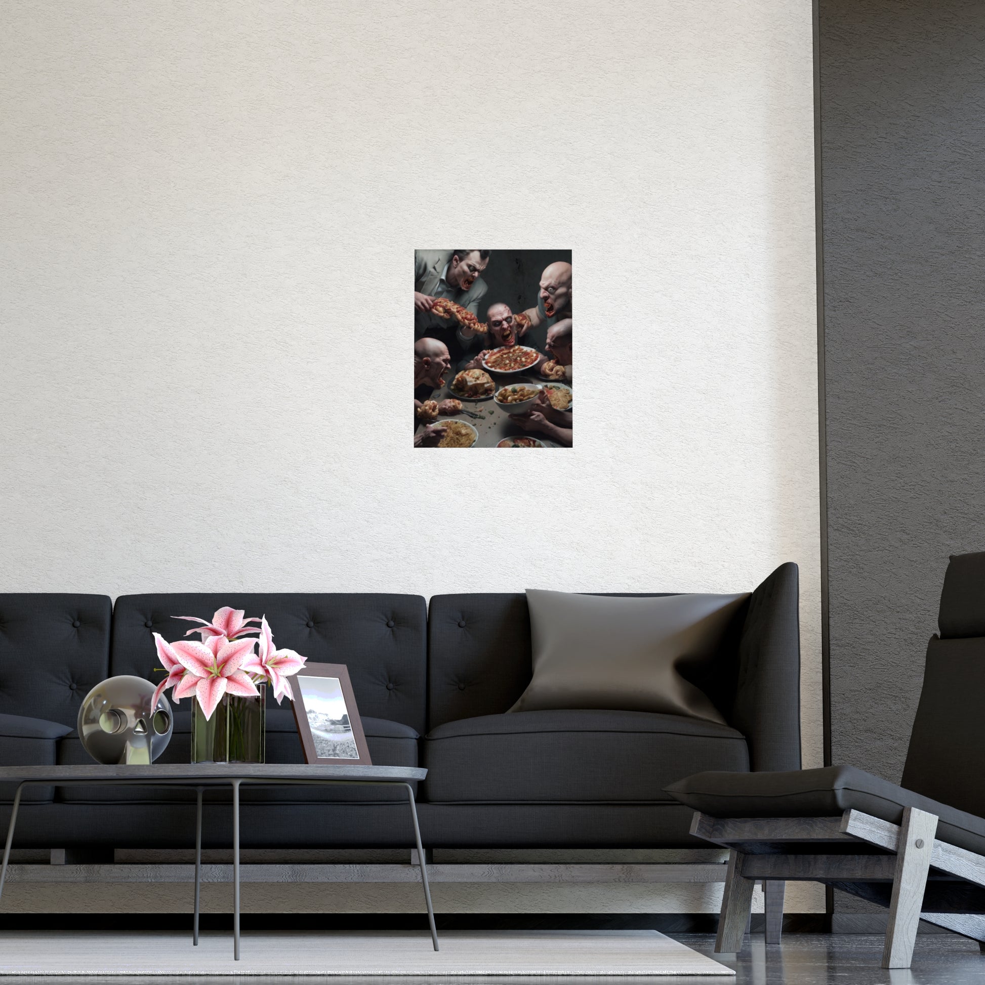Dramatic Foodie Matte Poster, Kitchen Art, Unique Decor, Surreal Photography, Dining Room Wall Art, Gift for Food Lovers