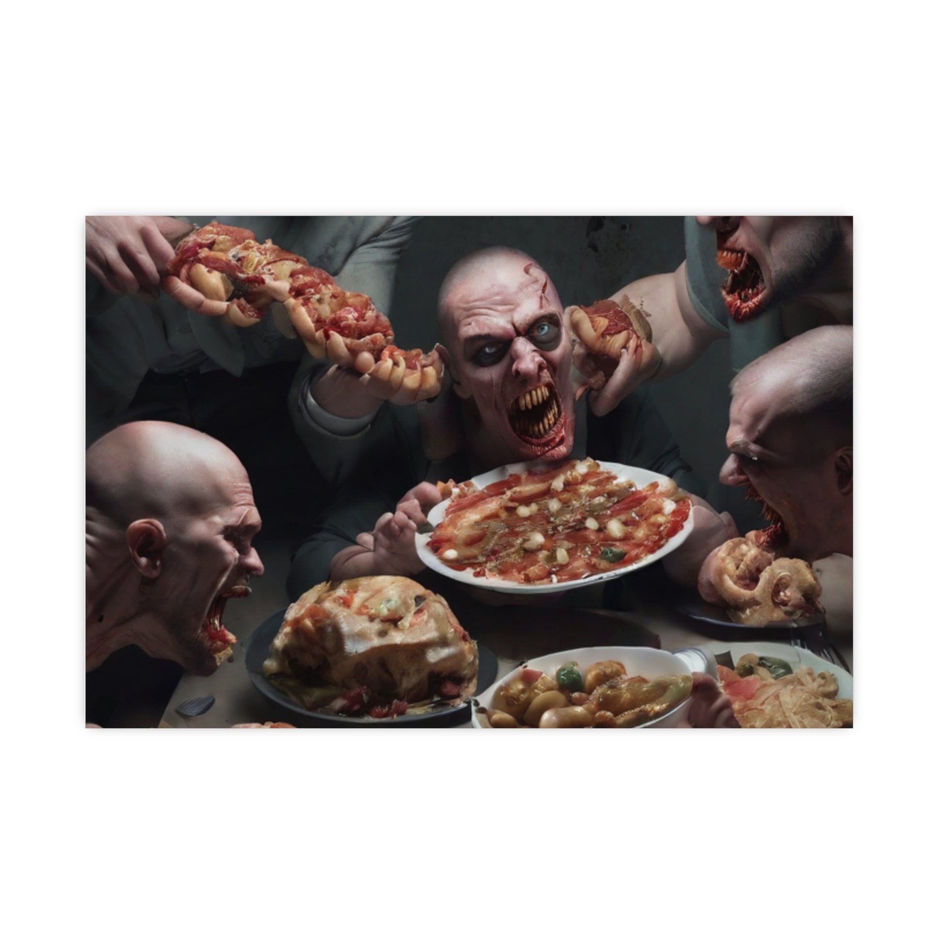 Dramatic Foodie Matte Poster, Kitchen Art, Unique Decor, Surreal Photography, Dining Room Wall Art, Gift for Food Lovers