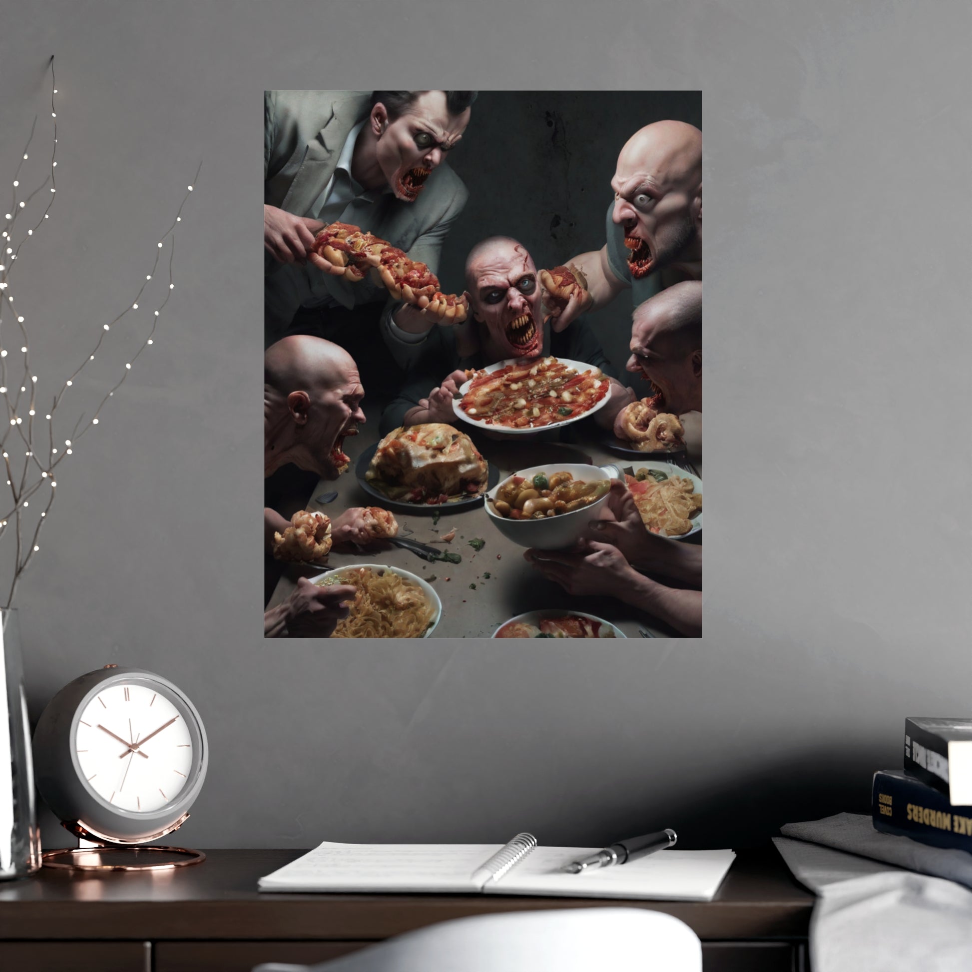 Dramatic Foodie Matte Poster, Kitchen Art, Unique Decor, Surreal Photography, Dining Room Wall Art, Gift for Food Lovers