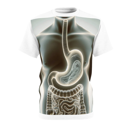 Anatomy Unisex Tee, Digestive System Shirt, Medical Tee, Unique Graphic Tee, Halloween Costume Top, Gifts for Science Lovers