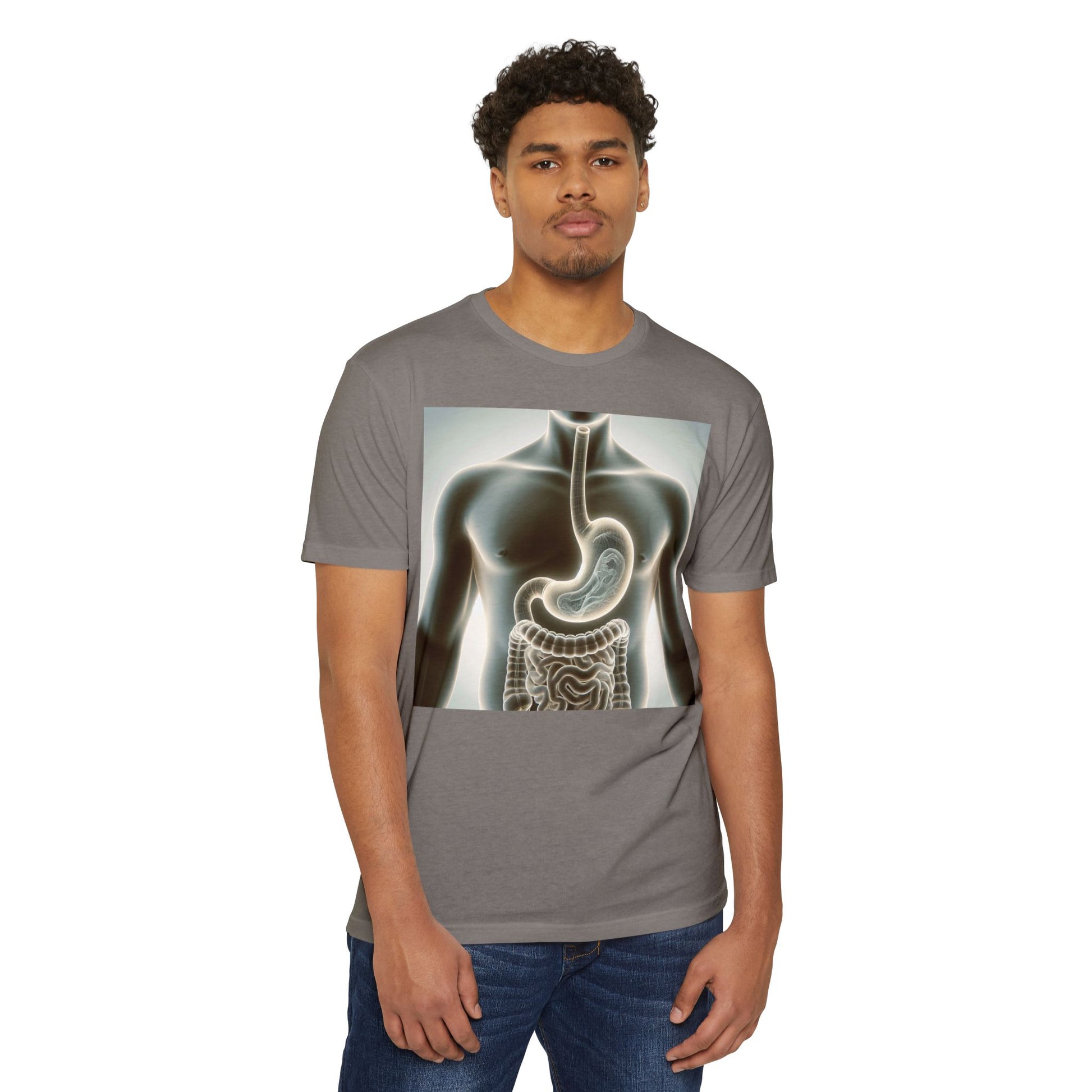 Anatomy Graphic T-Shirt, Unisex Digestive System Tee, Educational Shirt, Science Gift, Biology Lover Apparel, Casual Wear