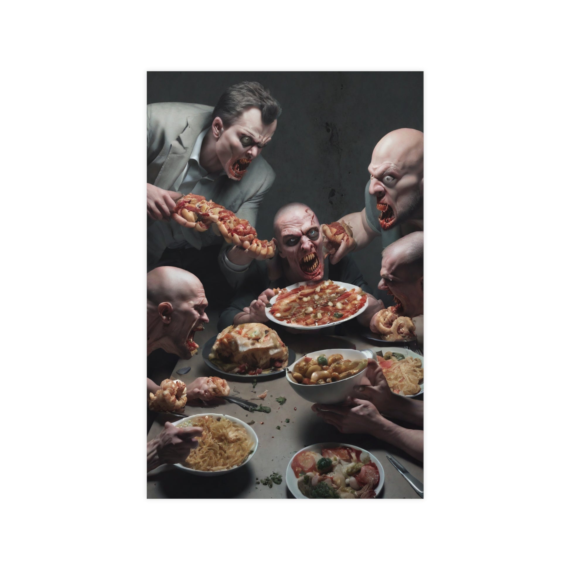 Dramatic Foodie Matte Poster, Kitchen Art, Unique Decor, Surreal Photography, Dining Room Wall Art, Gift for Food Lovers