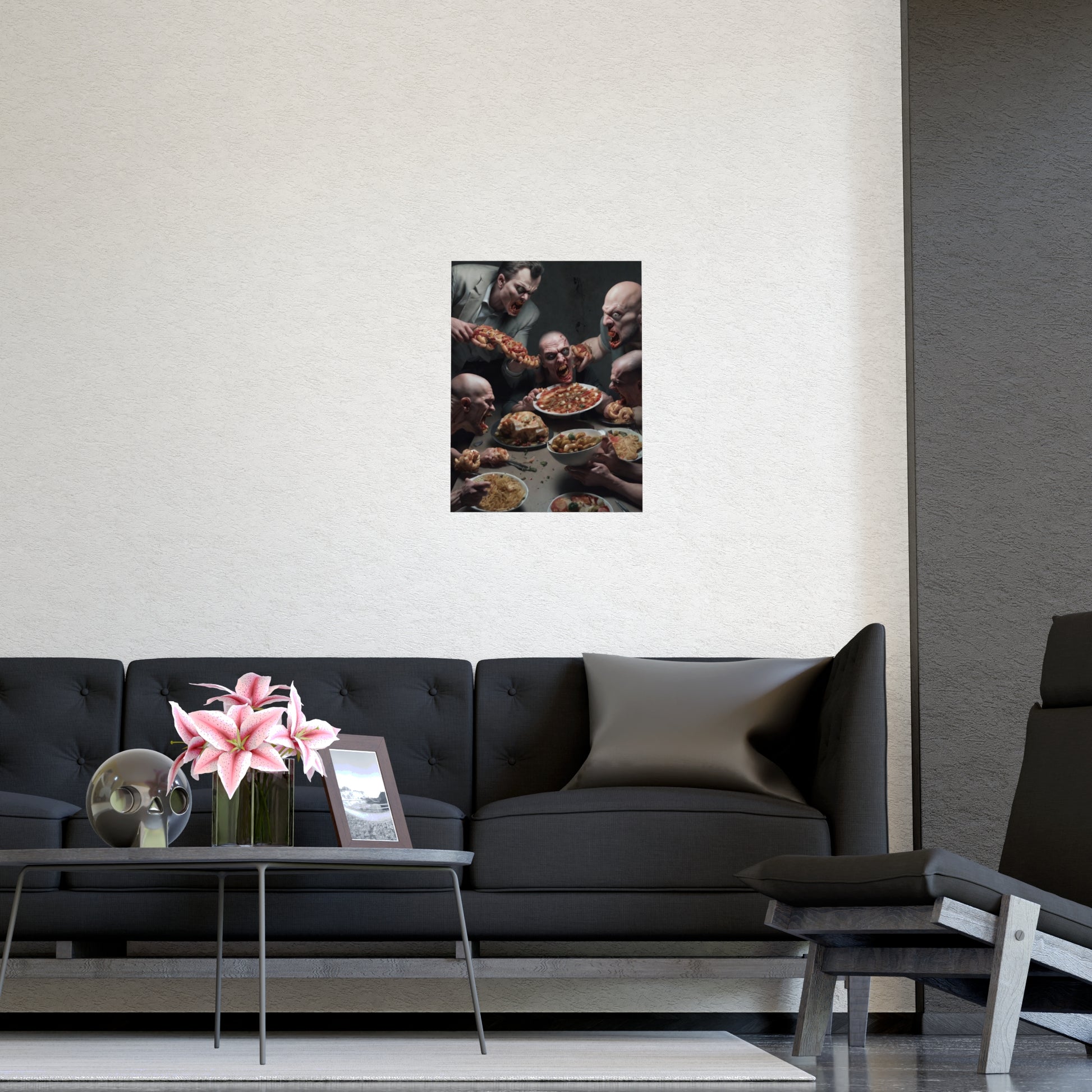 Dramatic Foodie Matte Poster, Kitchen Art, Unique Decor, Surreal Photography, Dining Room Wall Art, Gift for Food Lovers