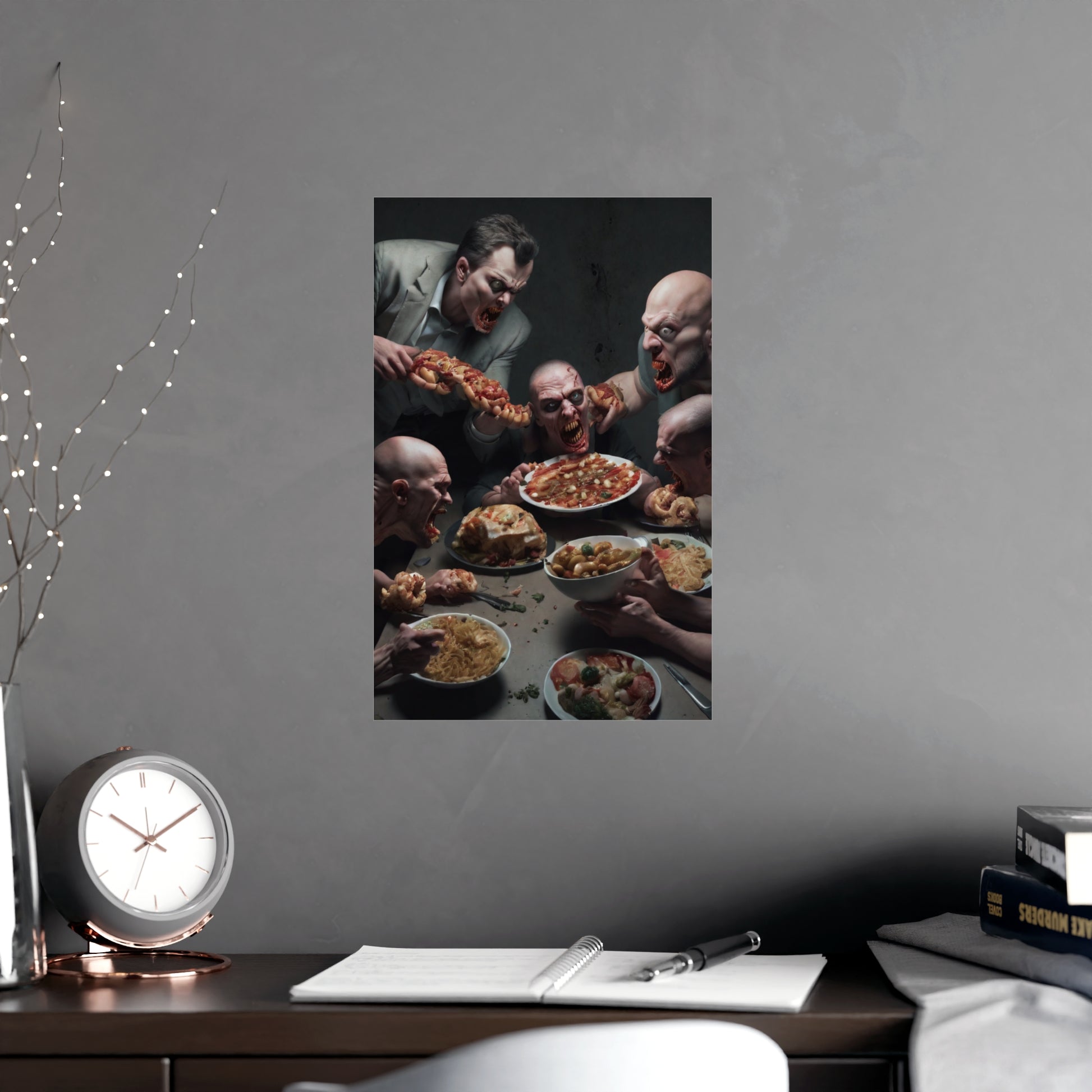 Dramatic Foodie Matte Poster, Kitchen Art, Unique Decor, Surreal Photography, Dining Room Wall Art, Gift for Food Lovers