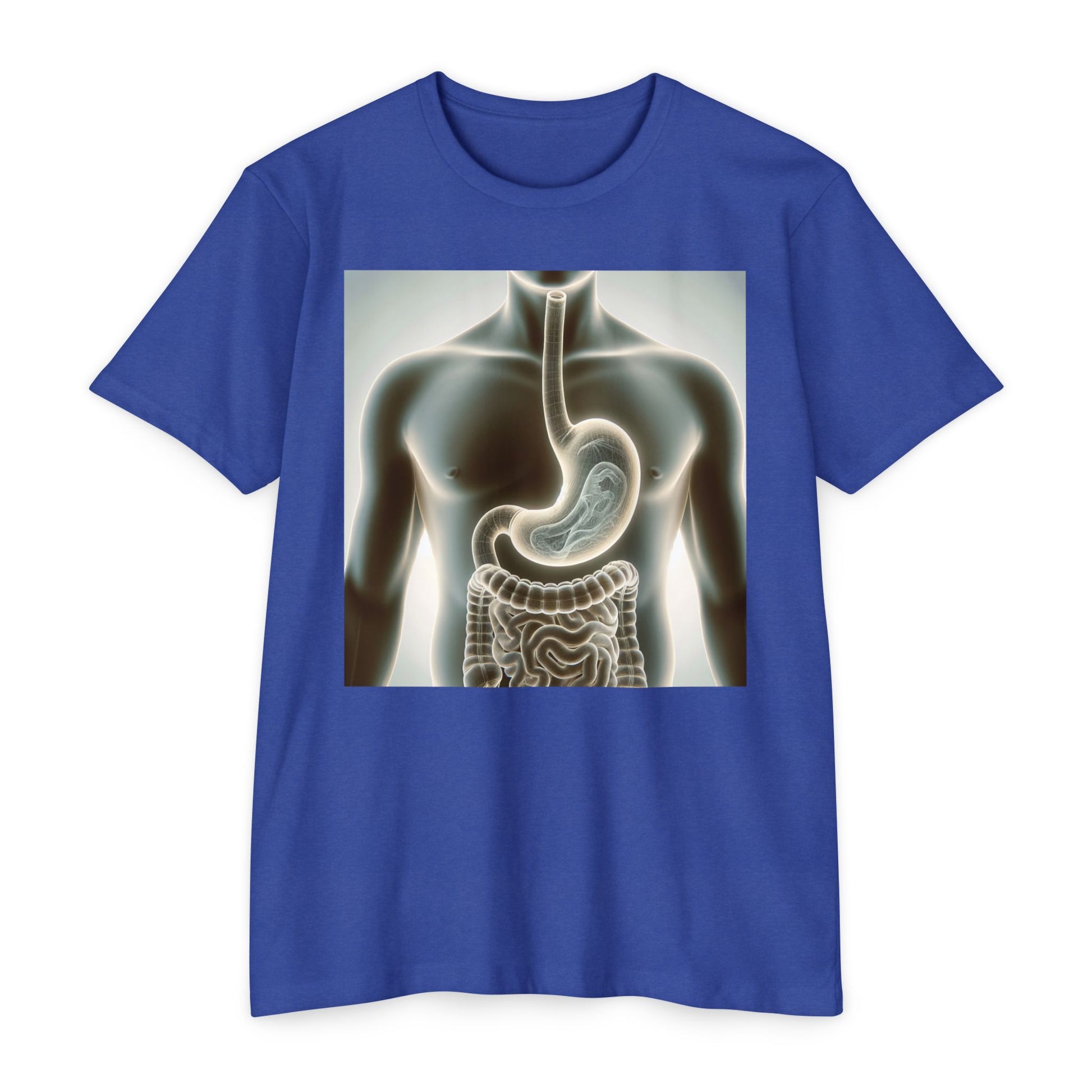 Anatomy Graphic T-Shirt, Unisex Digestive System Tee, Educational Shirt, Science Gift, Biology Lover Apparel, Casual Wear