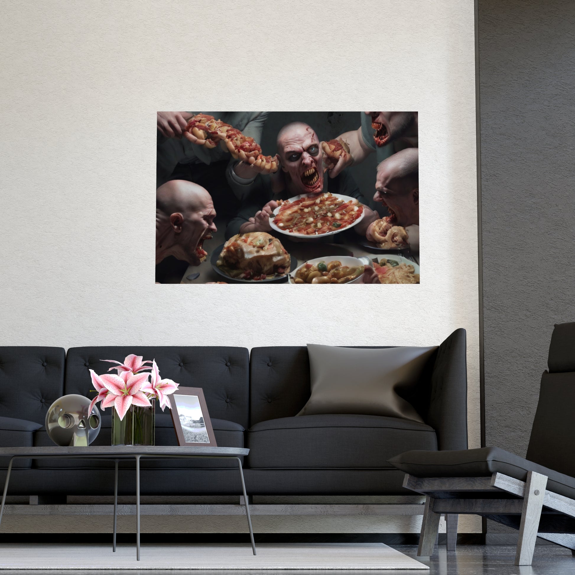 Dramatic Foodie Matte Poster, Kitchen Art, Unique Decor, Surreal Photography, Dining Room Wall Art, Gift for Food Lovers
