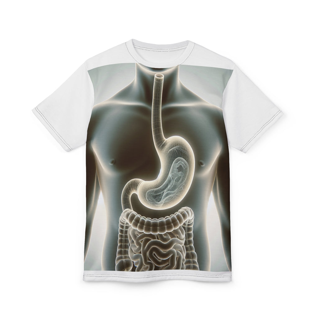 Anatomy Unisex Tee, Digestive System Shirt, Medical Tee, Unique Graphic Tee, Halloween Costume Top, Gifts for Science Lovers
