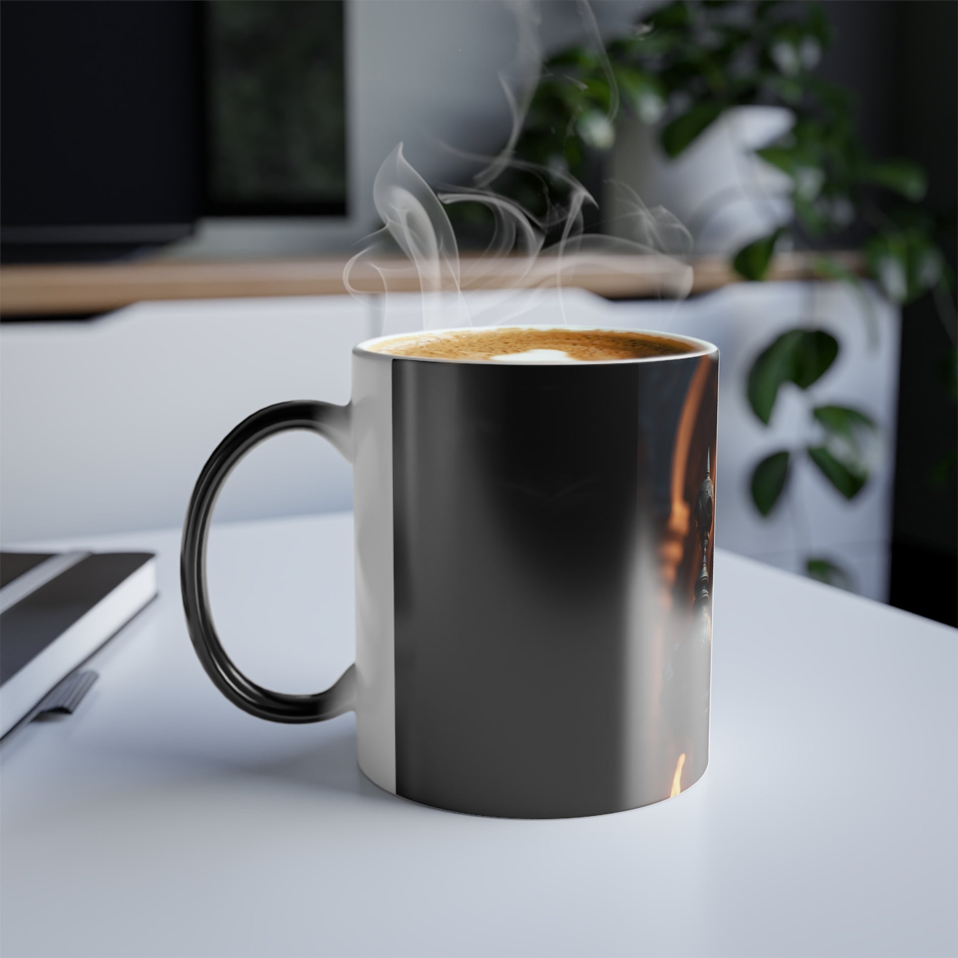 Color Morphing Magic Mug - Unique Gift for Coffee Lovers, Art Enthusiasts, Home Decor, Birthday & Holidays