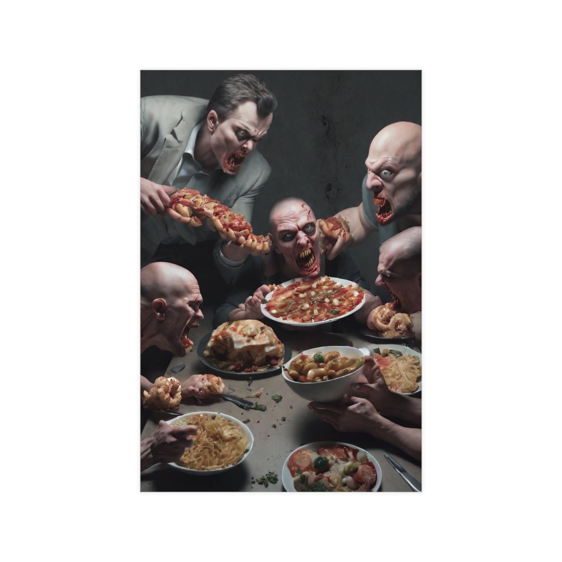 Dramatic Foodie Matte Poster, Kitchen Art, Unique Decor, Surreal Photography, Dining Room Wall Art, Gift for Food Lovers