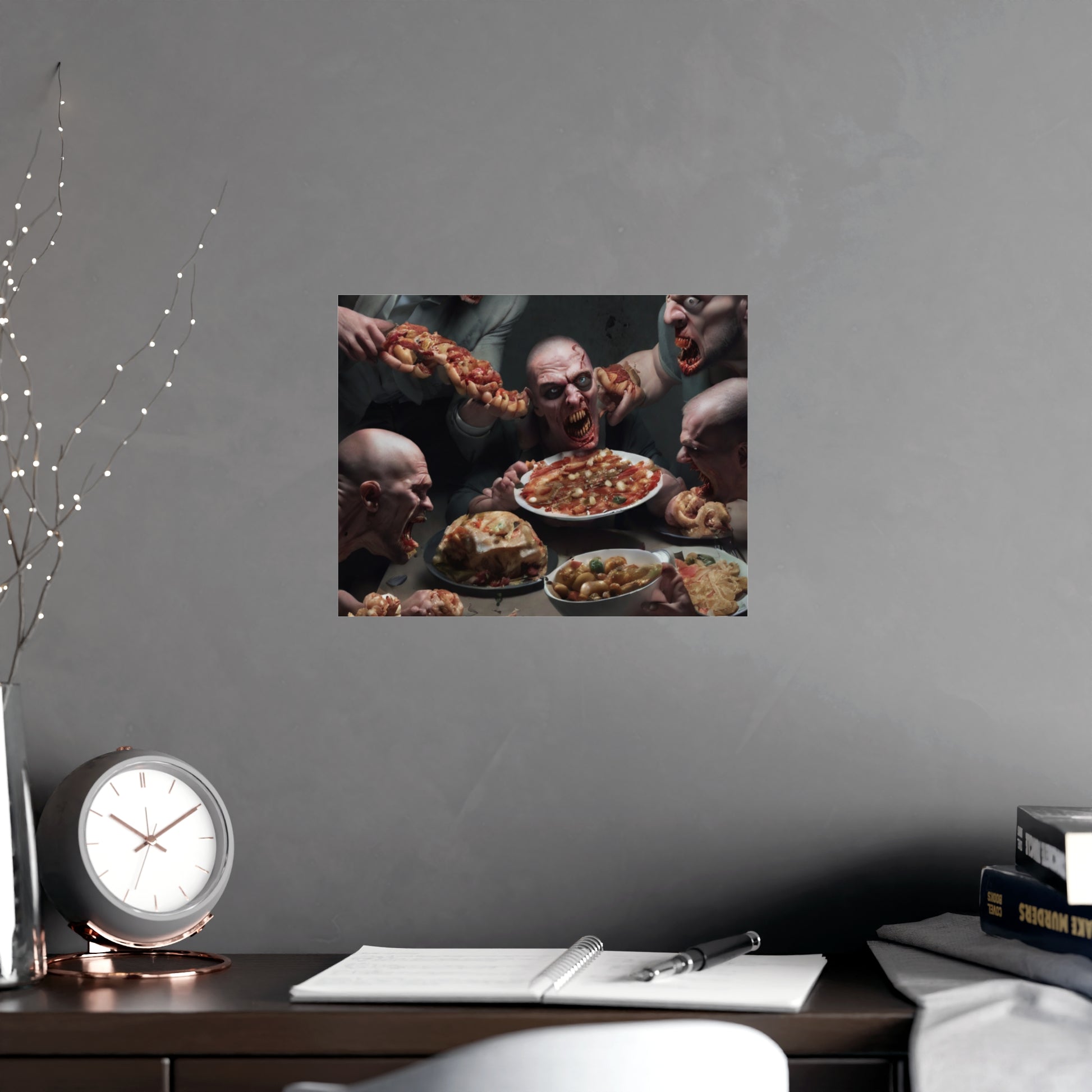 Dramatic Foodie Matte Poster, Kitchen Art, Unique Decor, Surreal Photography, Dining Room Wall Art, Gift for Food Lovers